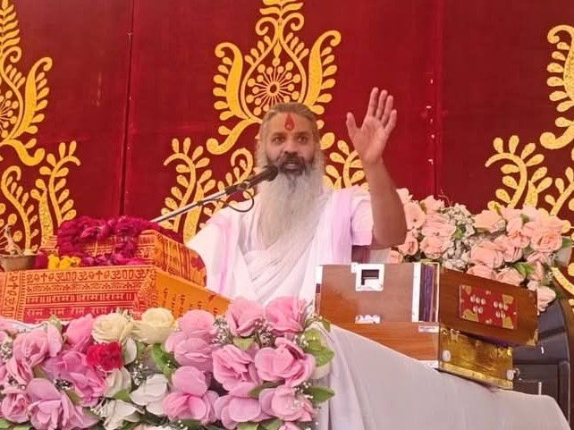 Khatkhat Baba Temple: Acharya Kokil Pushp Maharaj Recites Katha | Shiv ...