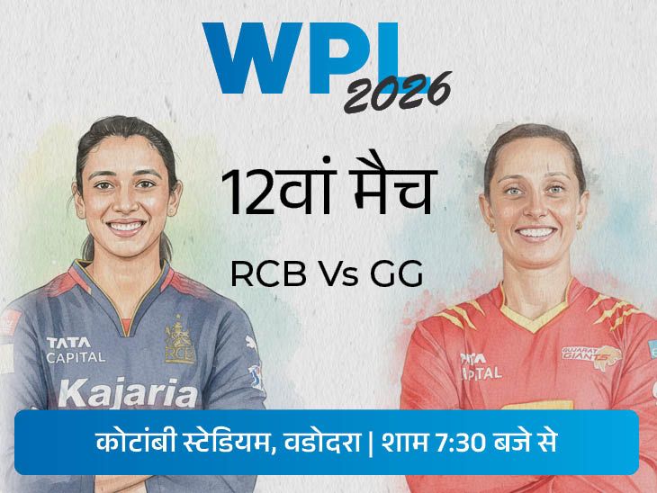 WPL में आज आरसीबी बनाम जीजी: गुजरात को हराकर बेंगलुरु की जीत, टीम पॉइंट टेबल में टॉप पर