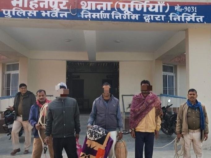 पूर्णिया में फायरिंग करने वाले 3 को किया गिरफ्तार:  पुलिस ने 6 खोखे भी किए बरामद, जमीन विवाद को लेकर चल रहा था तनाव – Purnia News