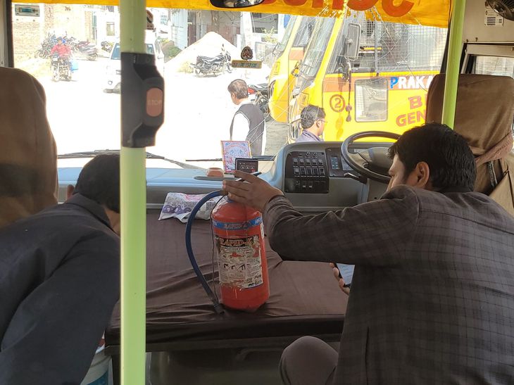Sonbhadra School Bus Inspection | Road Safety Month Drive Finds Defects