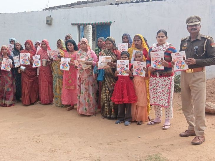 Raksha Police Mission Shakti Awareness Campaign in Jhansi