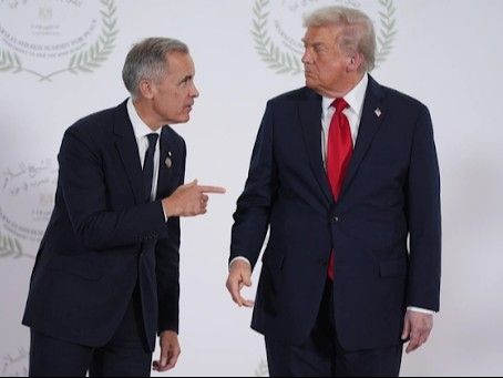 ट्रम्प बोले- कनाडा को खा जाएगा चीन:हमारे बजाय चीन से संबंध बढ़ा रहा; कनाडा के गोल्डन-डोम प्रोजेक्ट का विरोध करने पर भड़के