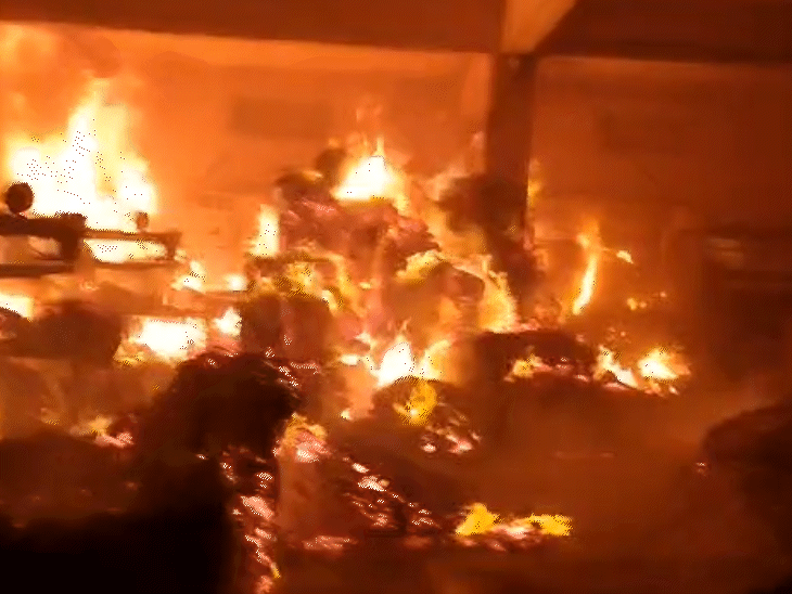 Jaipur Cardboard Warehouse Fire | Millions Worth Goods Burnt, 8 Tenders ...