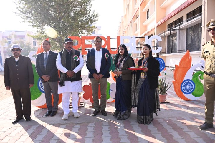SS Modi School celebrated 77th Republic Day