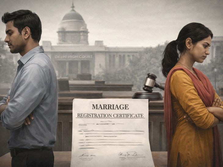 हाइकोर्ट बोला-शादी के बाद साथ नहीं रहे तो रजिस्ट्रेशन औपचारिकता:एक साल से पहले तलाक से इनकार करने के लिए इसका इस्तेमाल नहीं हो सकता- INA NEWS