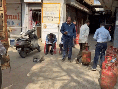 90 Cylinders & Truck Seized