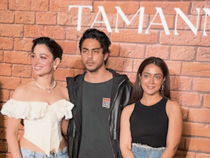 तमन्ना भाटिया के स्टोर लॉन्च में पहुंचे आर्यन खान:  सामंथा रुथप्रभू, सिद्धार्थ मल्होत्रा, पूजा हेगड़े समेत कई फिल्मी सितारों ने की शिरकत