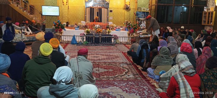 Baba Deep Singh Ji's Prakash Parv was celebrated at Gurdwara Bibi Rajni.