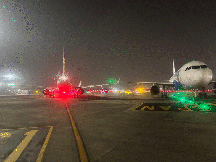 मुंबई एयरपोर्ट पर दो विमान के विंग्स टकराए:  कोई घायल नहीं, एअर इंडिया के फ्लाइट में 200 यात्री सवार थे