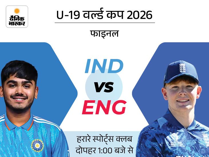 अंडर-19 वर्ल्ड कप फाइनल आज IND vs ENG: भारत दसवीं बार खिताबी मुकाबले में, 2022 में इंग्लैंड को हराकर पांचवीं बार बना चैंपियन