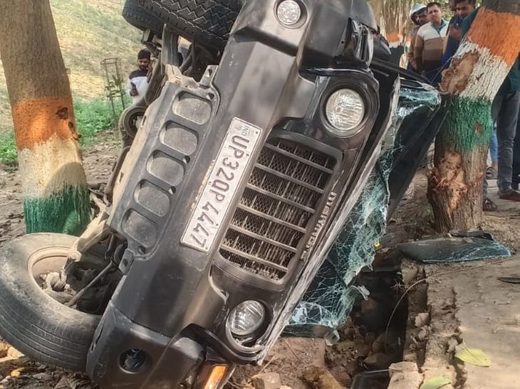 Thar Accident Lucknow Shahid Path | Driver Safe