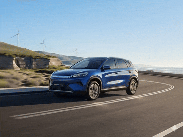 BYD एटो 3 ईवो: 510km रेंज, 25 मिनट में चार्ज, तकनीक का धमाका! Byd Unveils Updated Electric Suv news image