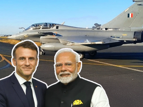 भारत-फ्रांस के बीच 3.25 लाख करोड़ की डील आज:भारत को 114 राफेल मिलेंगे; मुबंई में राष्ट्रपति मैक्रों से मिलेंगे पीएम मोदी