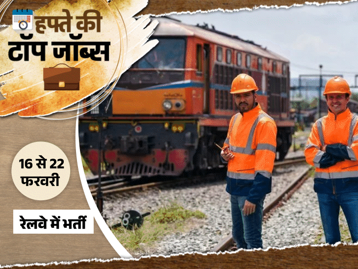 हफ्ते की टॉप जॉब्स:  रेलवे में 5349 पदों पर भर्ती, रिजर्व बैंक ऑफ इंडिया में 650 वैकेंसी, इस हफ्ते 6803 नौकरियां