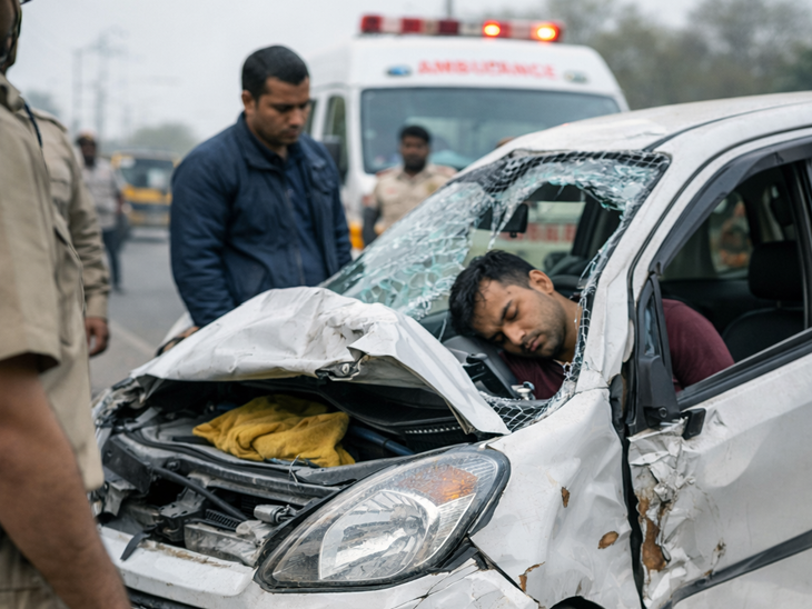Rajasthan Youth Killed in Car Accident in Narnaul While Attending ...
