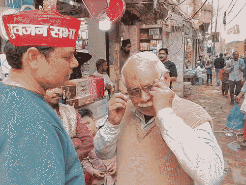 SP Leader Kishan Dixit Protest Dalmandi Bulldozer