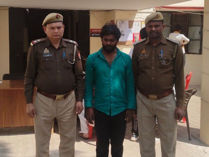 Minor Rape Accused Sonu Nishad Arrested in Mau | Mau Police