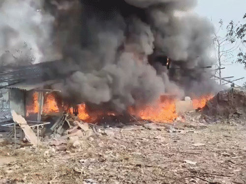 Andhra Pradesh Firecracker Factory Blast Video Update