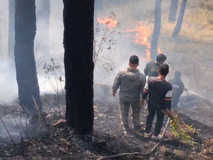 Rani Khet Fire Controlled | Matangi Industry Near Pandey Kota