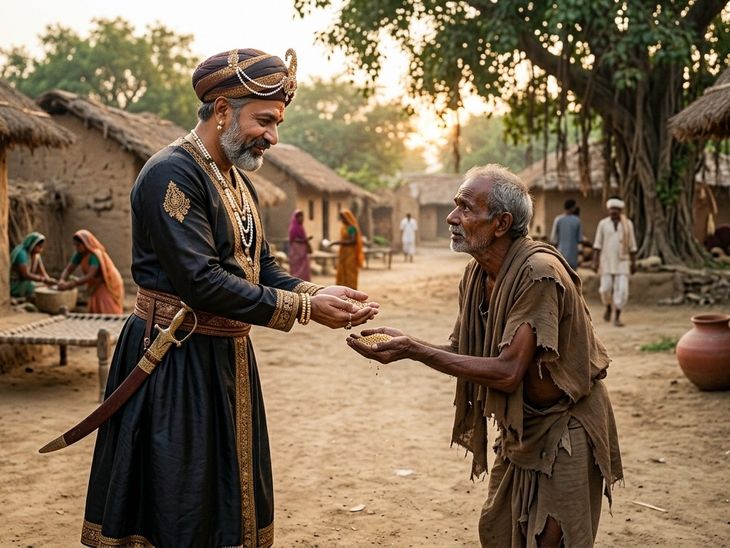 अनाज दान का महत्व: राजा और भिखारी की कहानी से सीखें धर्म का पाठ - HeadlinesNow Hindi News