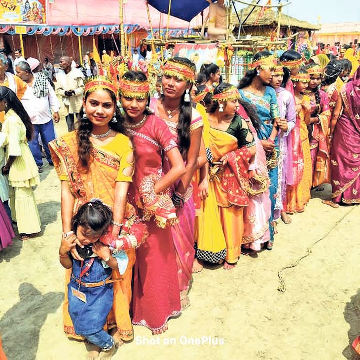 Kalash procession was taken out for the nine-day long Shri Vishnu ...