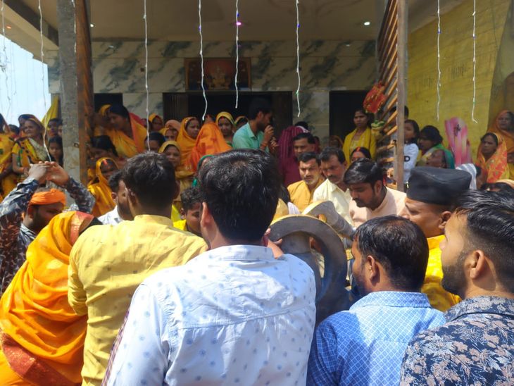 Gor Block Murti Sthapana | Devotees Puja | Police Security