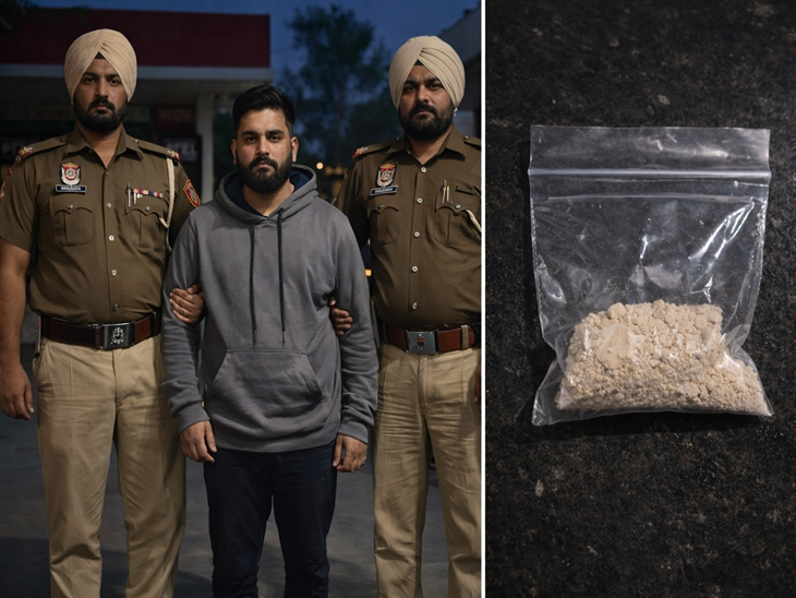 Moga Police Nab Drug Smuggler | Heroin Seized