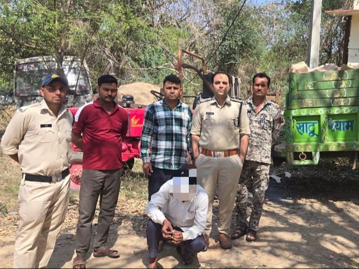 अवैध पत्थर से भरा ट्रेक्टर ट्रॉली पकड़ा:  एक आरोपी गिरफ्तार खनिज अधिनियम के तहत कार्यवाही – Morena News