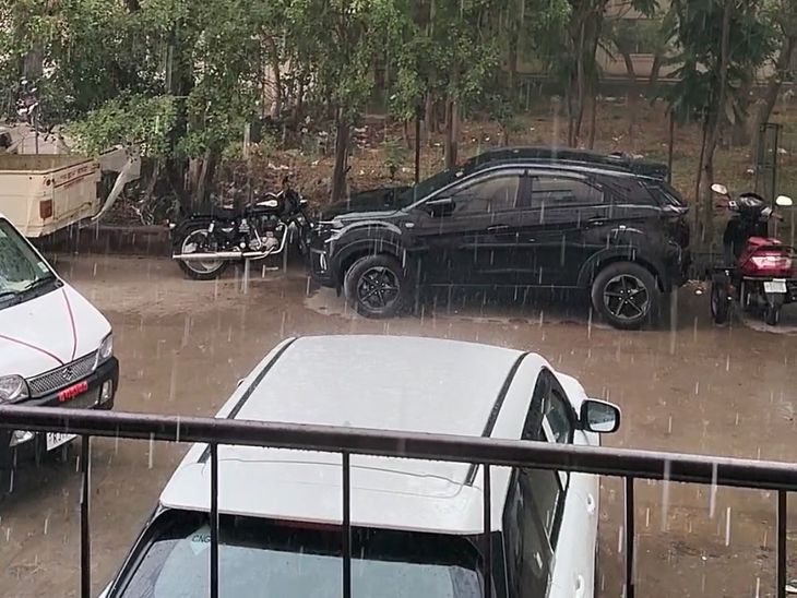 झालावाड़ में 20 मिनट बारिश, गर्मी से मिली राहत:  ठंडी हवाएं चलने से तापमान में गिरावट, सड़कों पर पानी भी जमा हुआ – jhalawar News