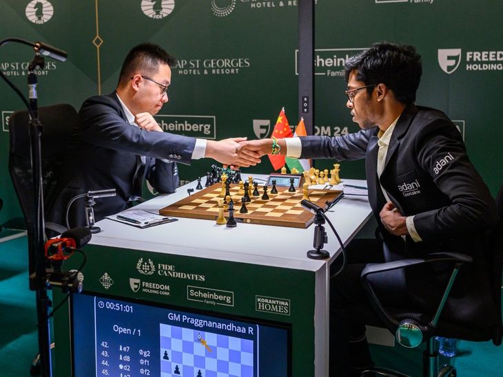 शतरंज में प्रग्गनानंद बराबरी पर, महिला वर्ग में दिव्या वैशाली से बराबरी पर; दूसरे राउंड के सभी मैच बराबरी पर रहे।