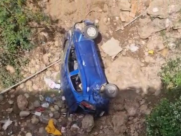Six Injured as Car Falls Into Gorge in Mandi, Children Among Victims ...