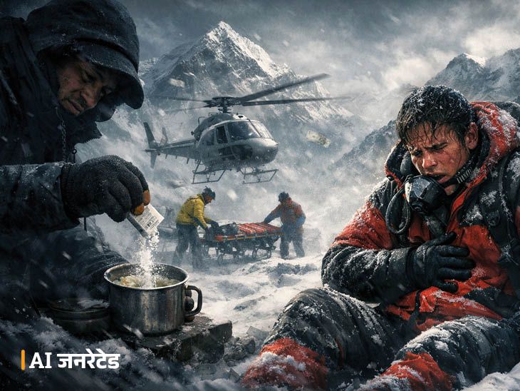 नेपाल में एवरेस्ट घोटाले का भंडाफोड़:  खाने में बेकिंग सोडा मिलाकर बीमार करते थे, फिर हेलिकॉप्टर से रेस्क्यू कराकर मोटा पैसा बनाते थे