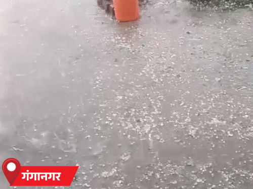 Rajasthan Hailstorm Orange Alert