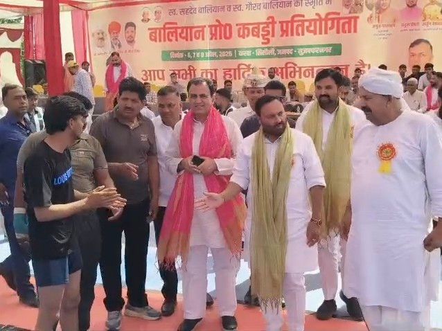 Sisoli Kabaddi Competition Inaugurated by Naresh Tikait, Rajpal Baliyan
