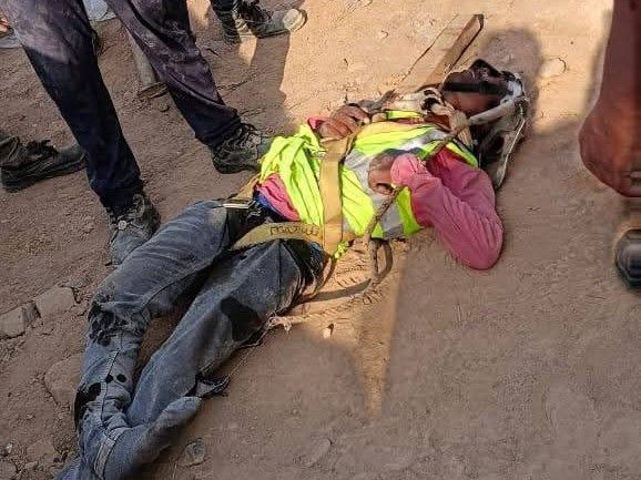 Singrauli Crane Slab Fall | Labourer Death, One Injured