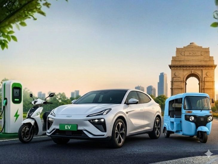 दिल्ली में इलेक्ट्रिक वाहनों पर बड़ी छूट, 2028 से पेट्रोल टू-व्हीलर बंद - HeadlinesNow Hindi News