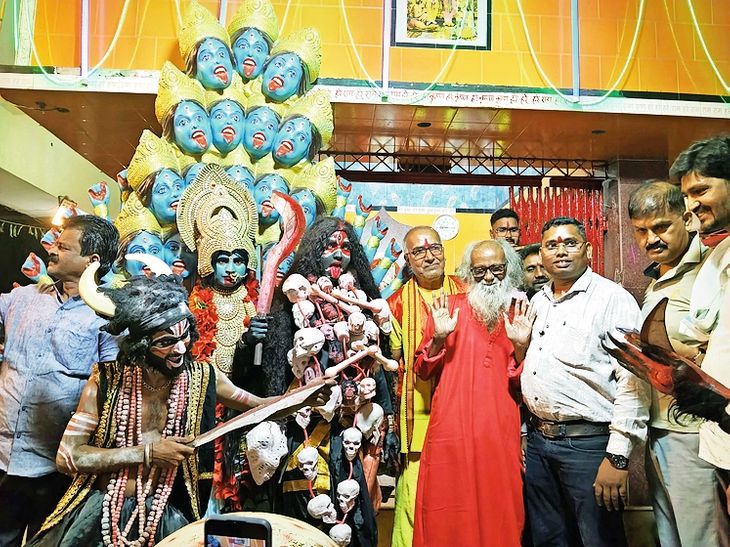 The chanting of Hare Rama-Hare Krishna filled the atmosphere with devotion.