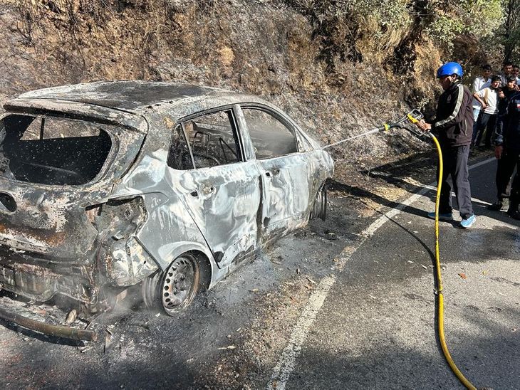 New Tehri Jungle Fire Controlled | Car Burns, No Casualties