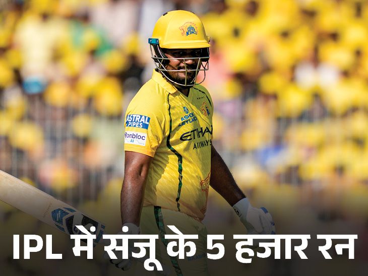 आईपीएल: संजू ने पूरे किए 5 हजार रन, तीसरे सबसे तेज बल्लेबाज – चेन्नई की दूसरी सबसे धीमी फिफ्टी, रबाडा इस सीजन के पावरप्ले के सर्वश्रेष्ठ गेंदबाज; क्षण-अभिलेख