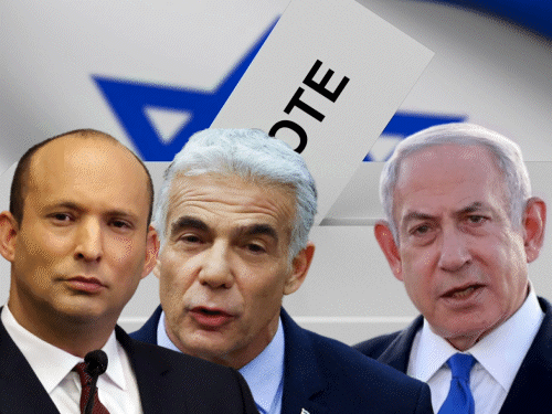इजराइल में नेतन्याहू को हटाने एकजुट हुए दो पूर्व प्रधानमंत्री:  अपनी पार्टी का विलय करेंगे, 2021 में बेनेट-लैपिड ने मिलकर बेंजामिन को हराया था