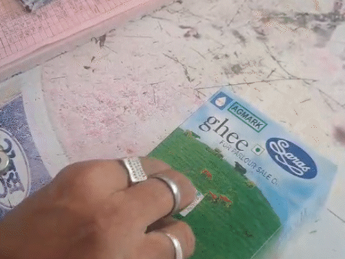 By scanning the QR code, it will be revealed whether the ghee is from ...
