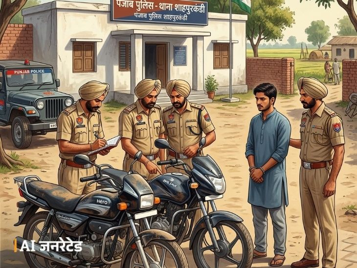 पठानकोट में चोरी के 2 मोटरसाइकिल बरामद:  एक गिरफ्तार, 2 फरार, फरीदकोट निवासी की शिकायत पर शाहपुरकंडी थाना में मामला दर्ज – Pathankot News