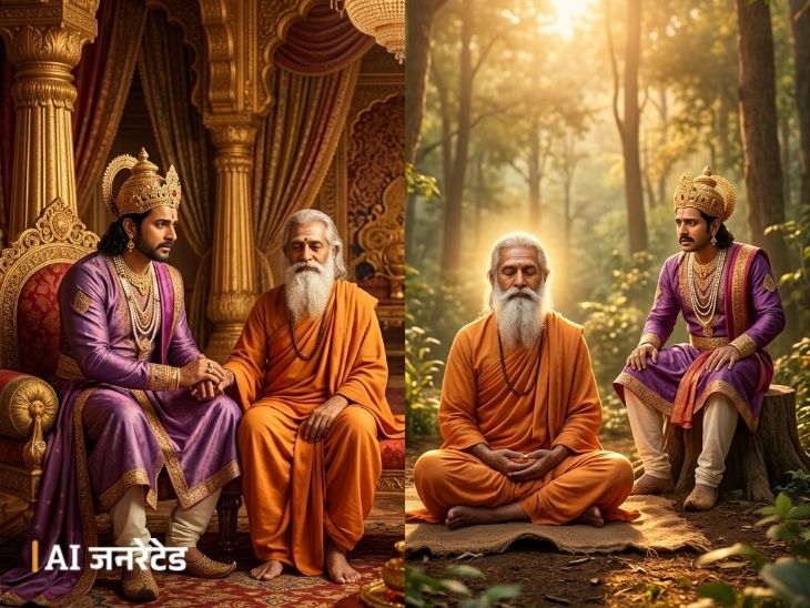 संत की राजा को सीख: सुख में लिप्तता इंसान को कमज़ोर करती है - HeadlinesNow Hindi News