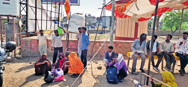 The tubewell at the bus stand has been closed for five days, causing ...