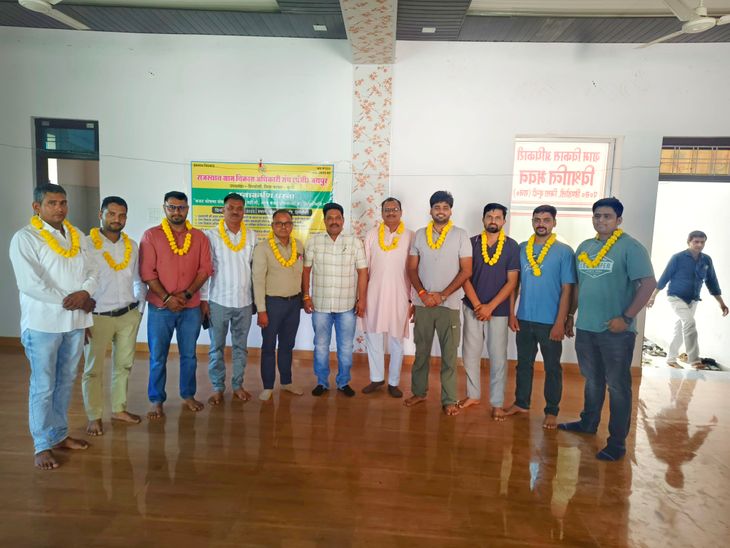 फूंदी लाल सैनी निर्विरोध ब्लॉक अध्यक्ष चुने गए: राजस्थान ग्राम विकास अधिकारी संघ हिण्डोली उपशाखा के चुनाव स... - Dainik Bhaskar