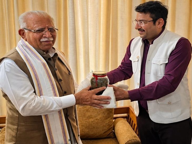 Rohtak Minister Manohar Lal Khattar Visit Native Village BaniYALI ...
