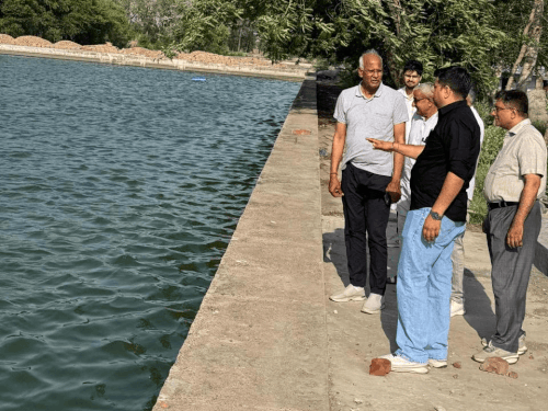 Mahendragarh MLA Kanwar Yadav Inspects Dewas Water Plant; 8 MLD Supply