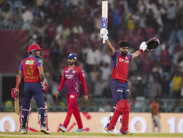 अय्यर के पहले IPL शतक से पंजाब जीता:  प्लेऑफ की उम्मीदें कायम, लखनऊ 7 विकेट से हारी; प्रभसिमरन का अर्धशतक, चहल-यानसन को 2-2 विकेट
