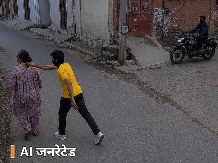 मोहाली में महिला से झपटी गोल्ड चेन:  गली में सैर कर रही थी, शोर मचाने पर भी नहीं पकड़ा गया; बाइक से भागे बदमाश – Kharar News