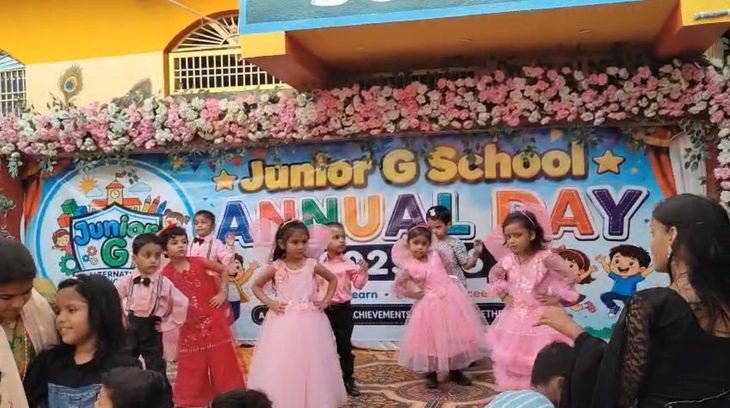 Junior G School's annual function concluded with great pomp and show ...